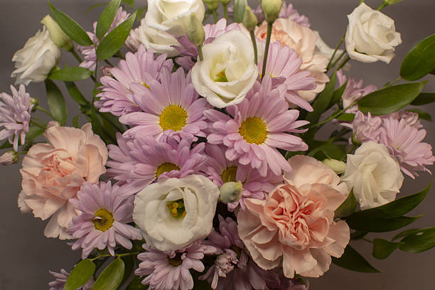 istock Intimate studio shot capturing calming pastel flower bouquet for selfcare 2253640955