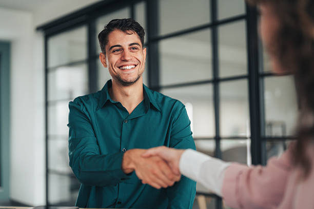 istock Handshake for the new agreement 2253641274