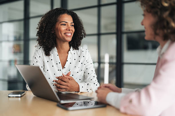 istock Productive Meeting with coworker 2253643482