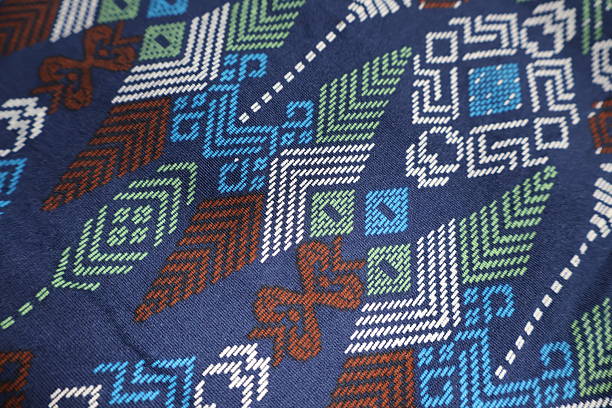 istock Indonesian Songket Batik 2253654136