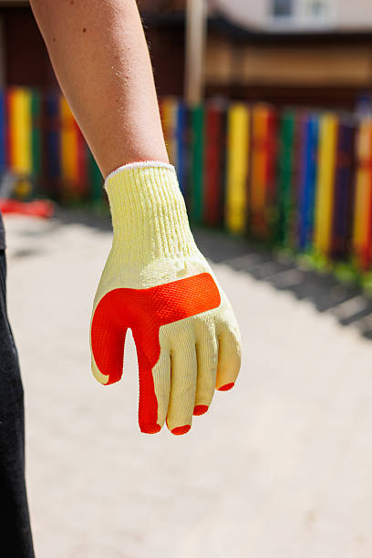 istock These Protective Work Gloves are designed specifically for outdoor activities such as gardening, construction, and craftsmanship, ensuring safety and sustainability while you work 2253654188