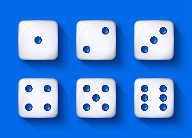 istock Vector illustration of realistic D6 dice showing all sides. 3d six-sided cubes with numbered faces. Perfect for board games, casino, gaming, and educational projects. 2253655291