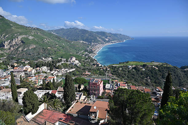 istock View of the coast from the mountain. 2253665986