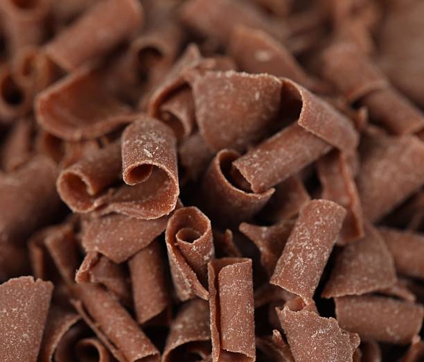 istock Many delicious chocolate shavings as background, closeup 2253667528
