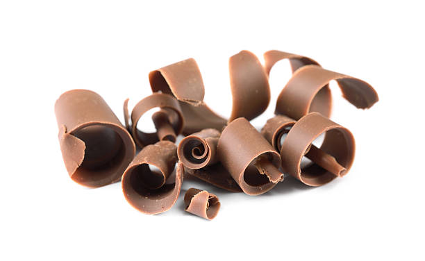 istock Many delicious chocolate shavings isolated on white 2253667563