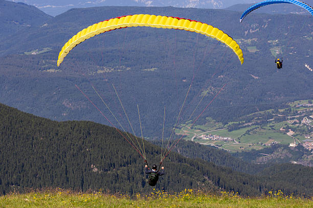 istock Paragliding launch in Val di Fassa with scenic mountain view 2253669395