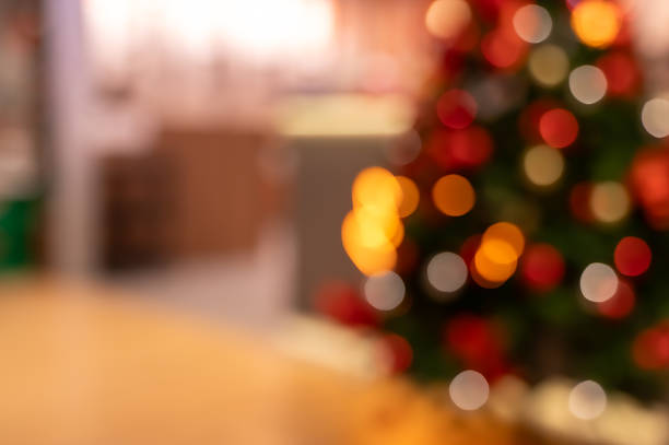istock Abstract light celebration background with blurred shop or resta 2253678403