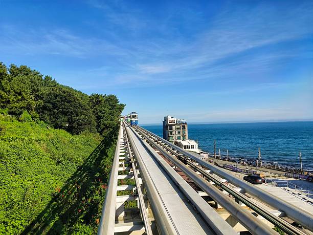 istock Busan Sky Capsule Tracks Along the Seaside 2253682193