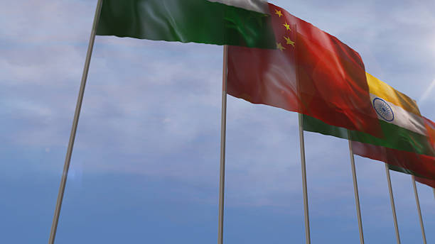 istock China and India waving flags 3d illustration 2253683151