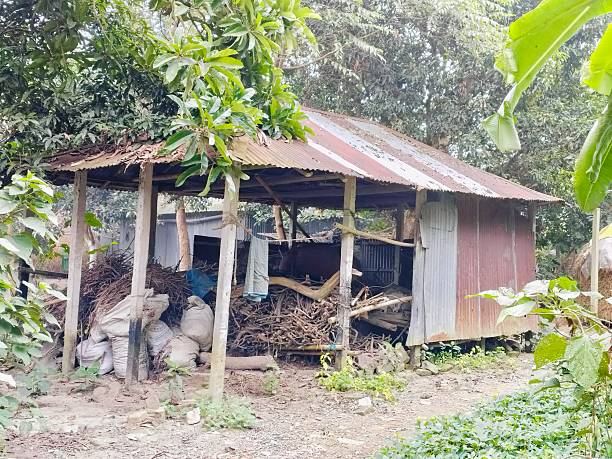 istock Old rural wooden house 2253687330