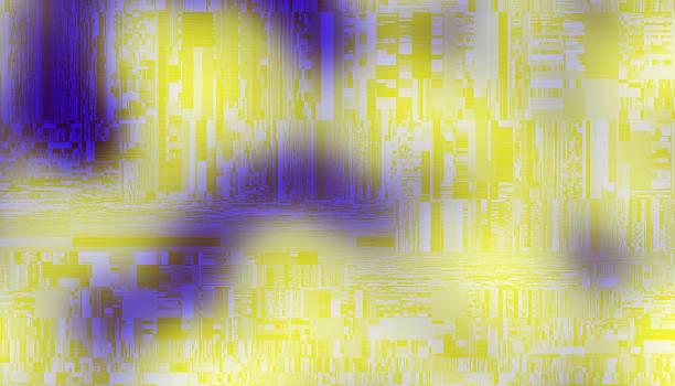 Glitch noise static television VFX. Visual video effects stripes background, CRT tv screen no signal glitch effect