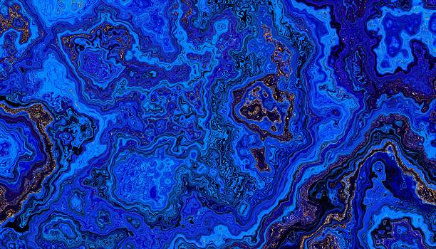 istock This is an Abstract Blue Marble Texture that is enhanced with Glittering and Shimmering Accents 2253690638