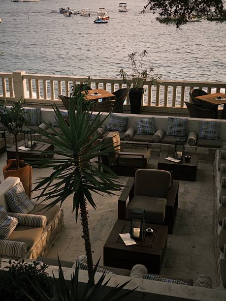 istock Seaside restaurant terrace 2253692460