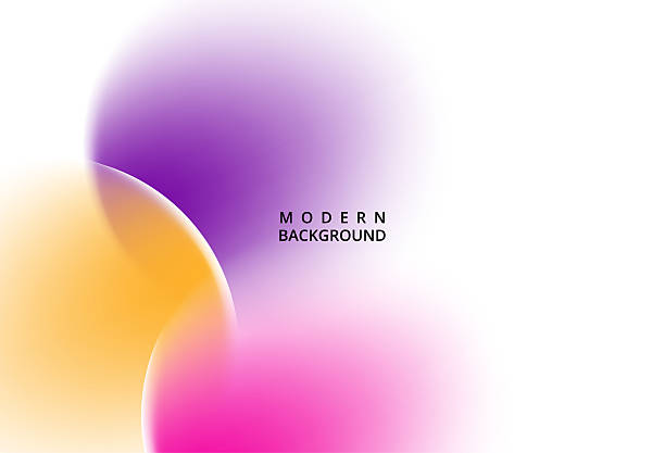 istock Abstract background design featuring soft gradient overlays in vibrant purple yellow and pink hues creating a modern and ethereal visual space 2253699807