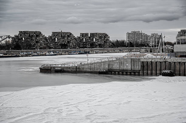 istock Habitat 67 and St. Lawrence river 2253703448