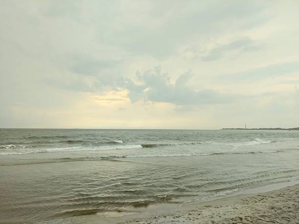 Kitty Hawk, North Carolina beach dune and stairs