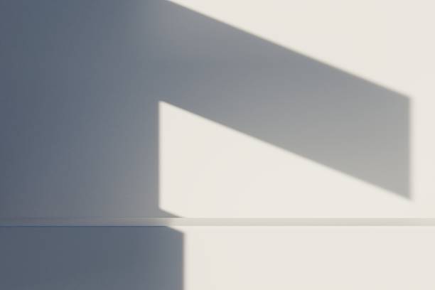 A stark, abstract composition of interlocking white planes and clean lines. The image emphasizes geometry, balance, and minimalism, suitable for modern design, architecture, or interior stock needs