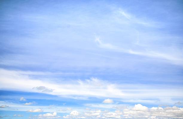 Wonderful New Zealand sky replacement  of background of clouds with blue sky.