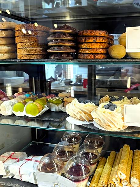 istock Pastries and Sweets Displayed in an Inviting Cafe Setting During a Busy Morning 2253728307