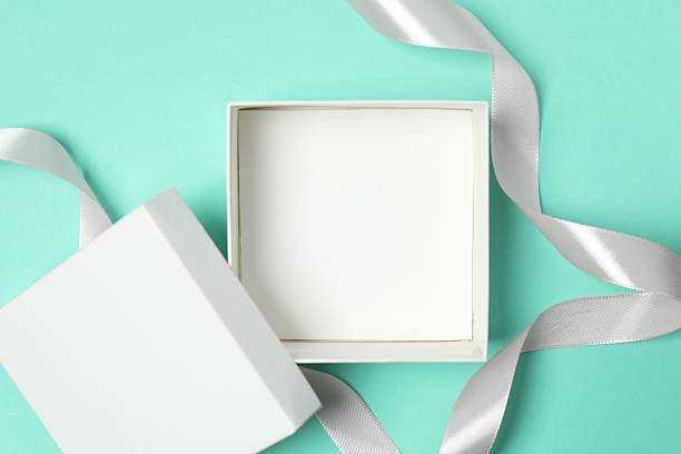Gift boxes on a white background.