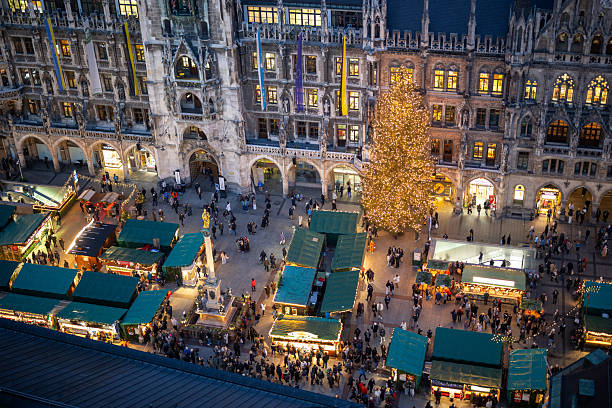 istock Munich city view near Marienplatz 2253735745