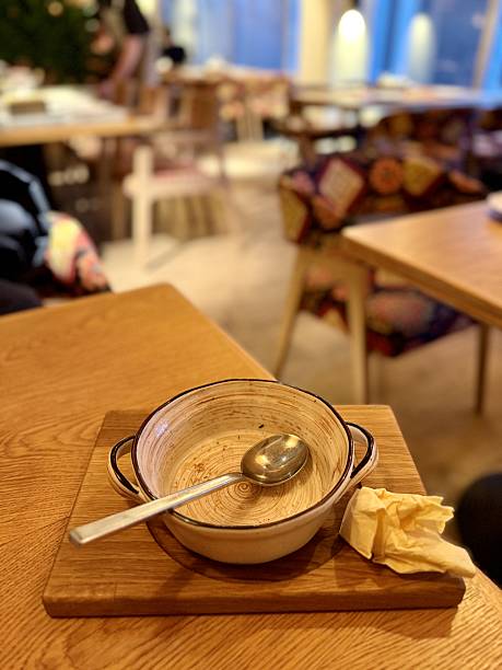 istock Comfortable Setting After Enjoying Delicious Meal, Postdining Scene Showing Calm And Satisfaction In Cafe, Casual Cafe Environment Capturing Peaceful Moment After Satisfying Meal Experience 2253736104