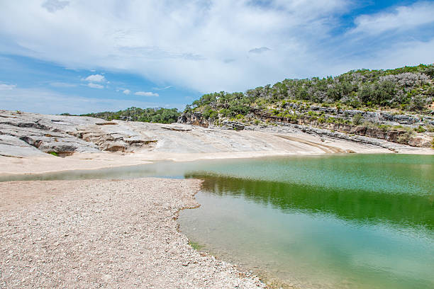 istock Lake Shoreline Landscape Under a Blue Sky 2253736891