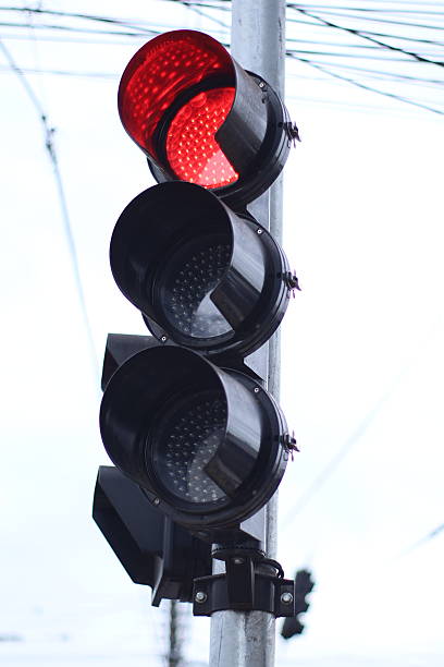 istock red traffic light warning cars to stop 2253739302