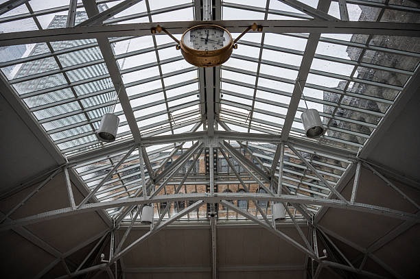 Hallway ceiling of Montreal Windsor train station
