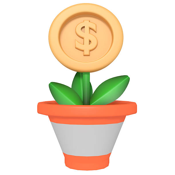 istock 3D Render of Money Plant in Pot 2253754548