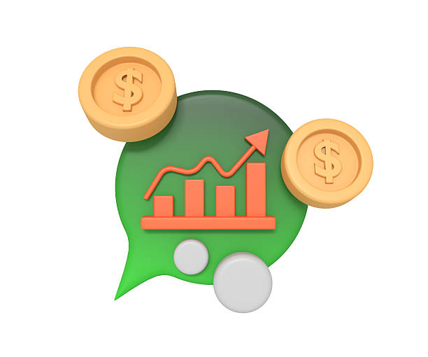 istock Financial Growth Chart with Coins Illustration 2253754726
