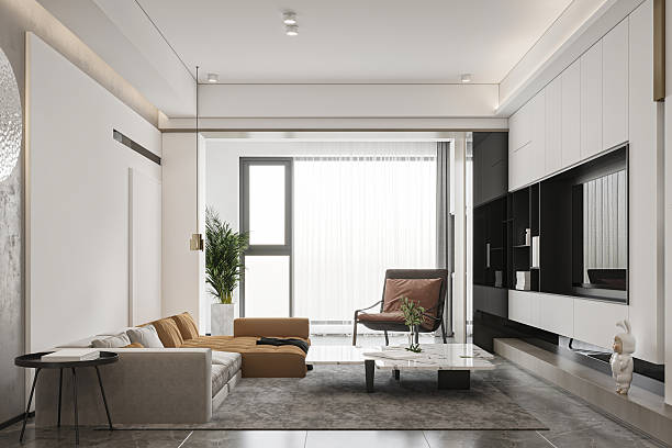 istock Warm Minimalism Interior with Sustainable Materials and Natural Light 2253762116