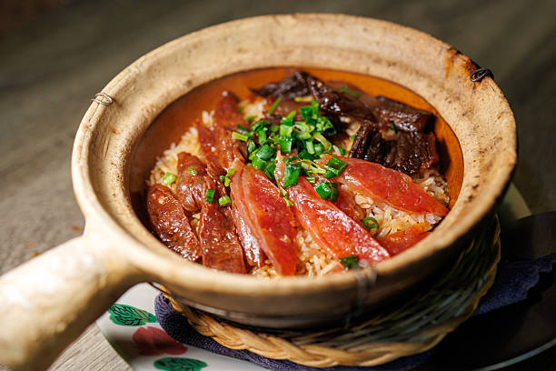 istock Chinese Claypot Rice with Cured Meat 2253764613