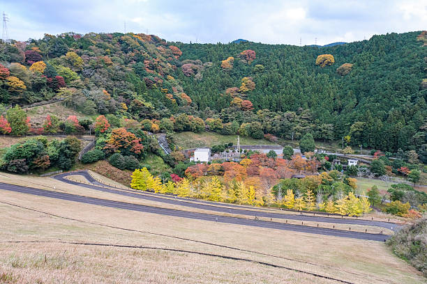 istock Miho Dam, a rockfill dam 2253767440