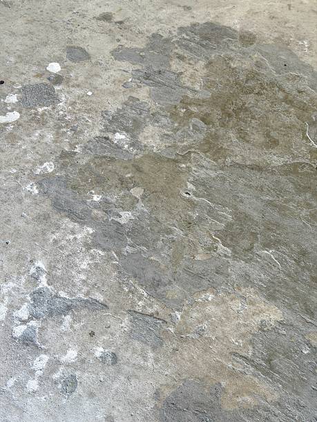 istock Weathered Concrete Surface Texture with Grungy Stains and Cracks 2253771912