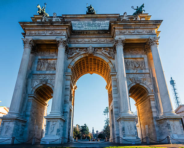 istock Arco della Pace Monument in Milan, Italy 2253775577
