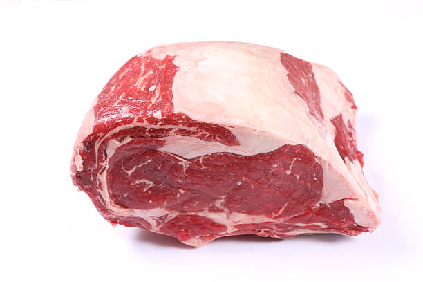 istock Prime Rib Roast isolated on white background 2253776500