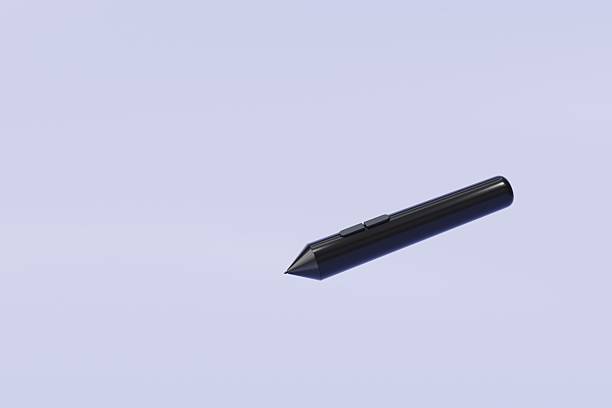 3d Digital Graphics Drawing Tablet Monitor Pen icon. Minimal Electronic drawing digital pen tablet. Art, Clipart Digital drawn stylus cartoon, object, graphic, line art, painting concept. 3d render.