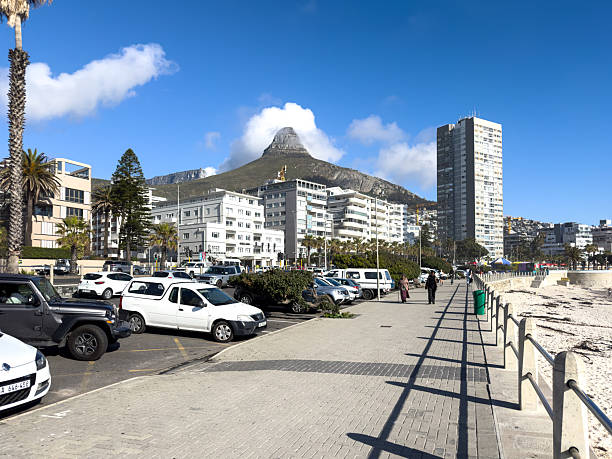The Sea Point Promenade is one of Cape Town's most beloved stretches of coastline. A broad, paved walkway running approximately 7 kilometres