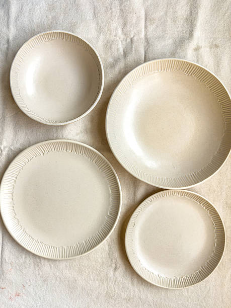 istock A set of handmade ceramic plates and bowls 2253793961