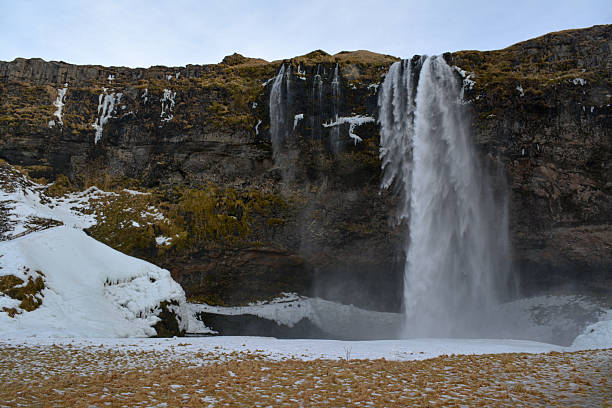 Majestic natural scene, Chilly ambiance highlighting wilderness and solitude