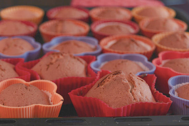 Delicious homemade cupcakes, made by children
