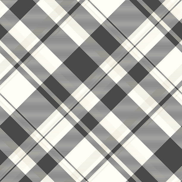 istock Classic tartan design, monochrome aesthetic. Timeless pattern for backgrounds, textiles, and graphic projects. Adaptable, stylish, and versatile texture. 2253802796