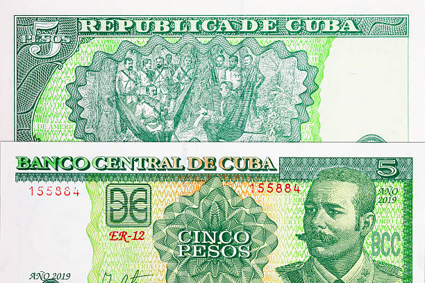 istock 5 Pesos, Cuba with Conference between A. Maceo and Spanish General A. Martinez Campos at Mangos de Baragua in 1878. Paper money Cuba. 2253803509
