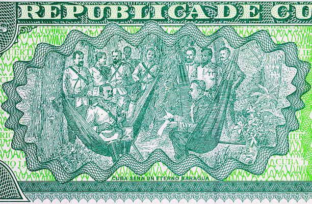 istock 5 Pesos, Cuba with Conference between A. Maceo and Spanish General A. Martinez Campos at Mangos de Baragua in 1878. Paper money Cuba. 2253803528