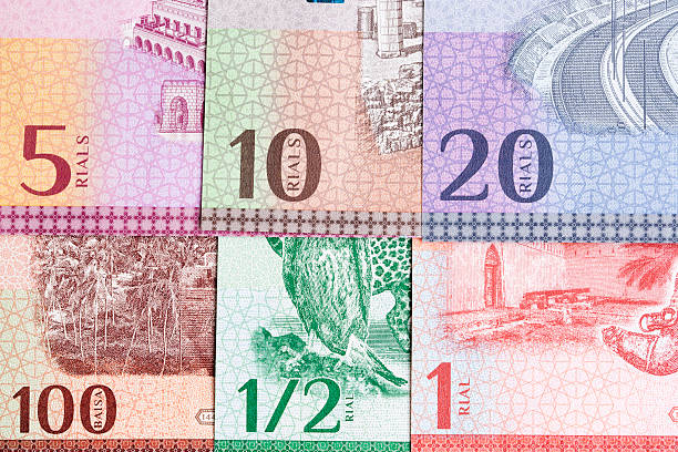 istock Omani rial a closeup business background 2253803829