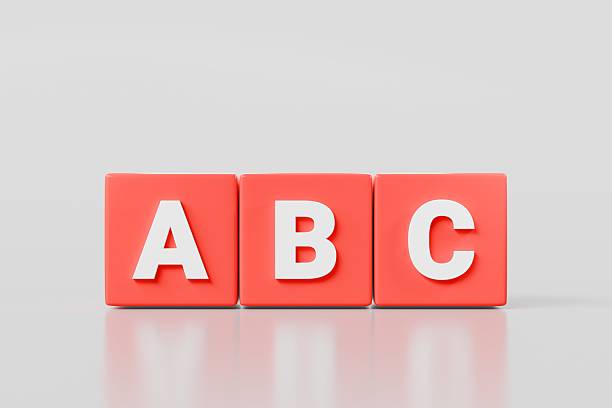 istock 3d Education Blocks icon. Preschool text ABC block. ABC education cube brick concept. School learn child play toy sign and kid math count box simple study symbol isolated on white background.3d render 2253805917