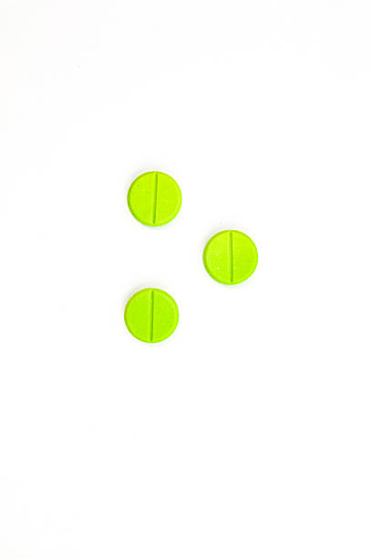 Pebbles background green color stones