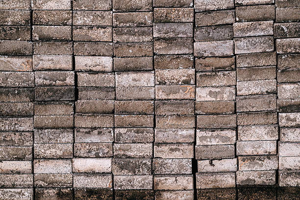 pile of cement bricks