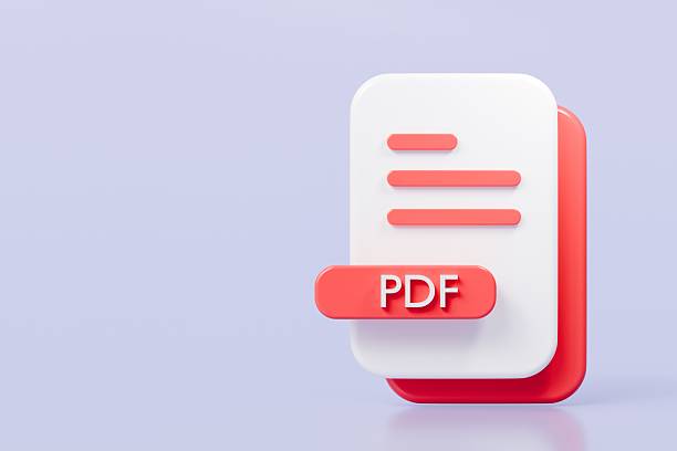 istock 3d file doc pdf icon. minimal word pdf document icon. document form. business work company icon concept. 3d render. 2253812497
